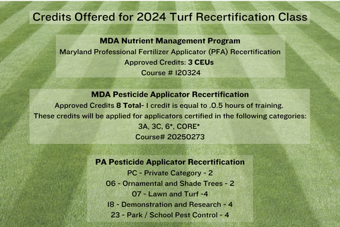 Turf Recertification Course