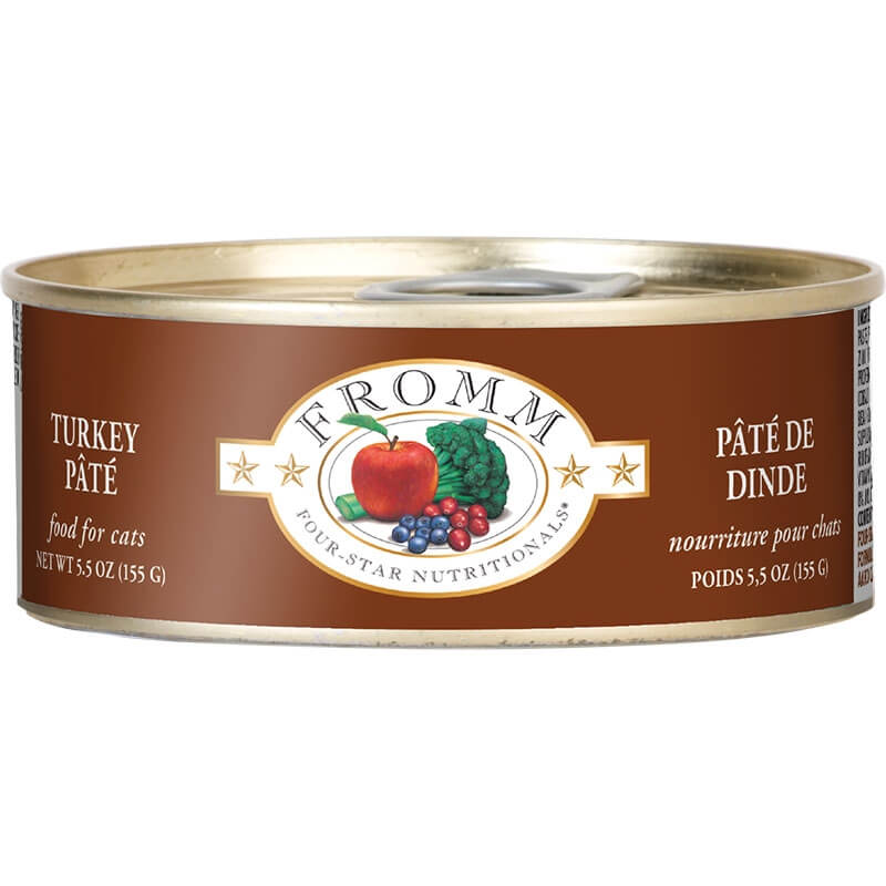 Fromm Four Star Turkey and Pumpkin Pate Canned Cat Food The Mill