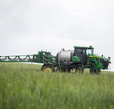 Sprayer in a field