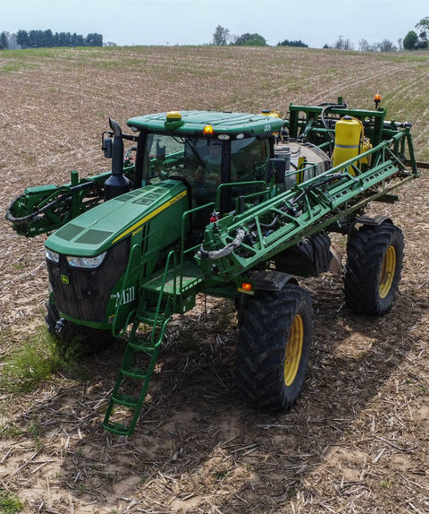 Sprayer in a field