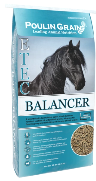 Poulin Grain E-Tec Balancer Pellet Horse Feed – The Mill