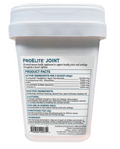 back side of 3 lb bucket of ProElite Joint supplement for horses