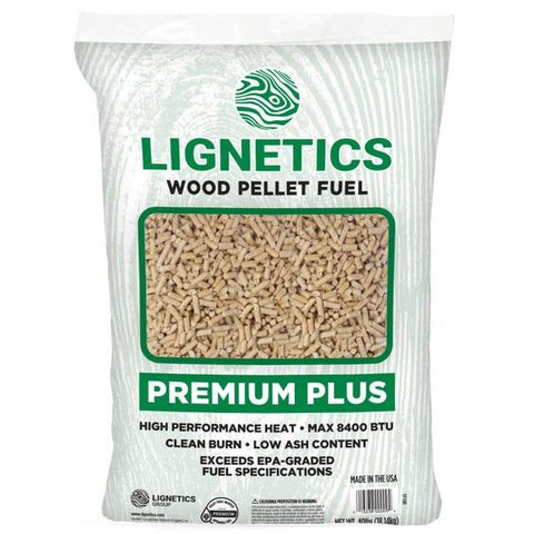 Lignetics wood heat pellets