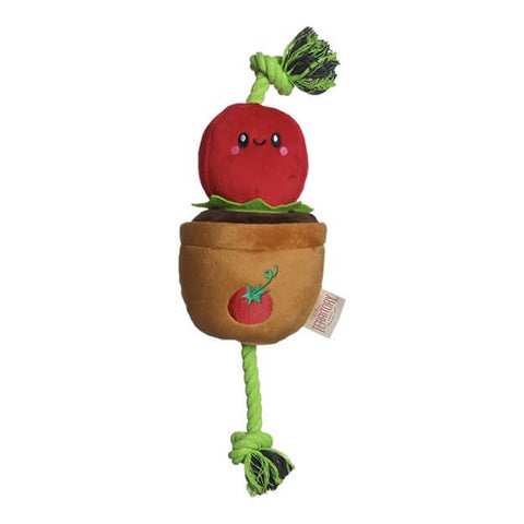 Territory Tomato Treat-and-Tug 15" dog toy