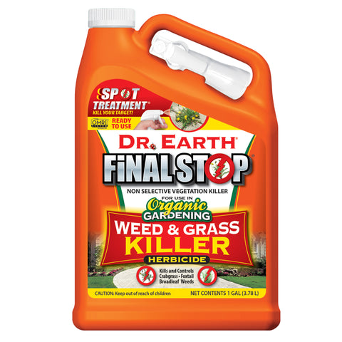 Dr. Earth Organic Natural Final Stop Weed and Grass Herbicide