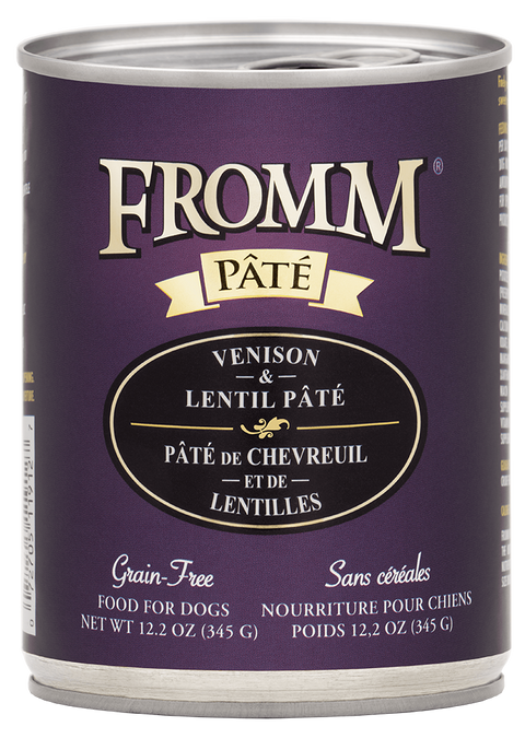 Fromm venison and lentil pate 