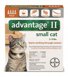 Advantage ii clearance for small cats